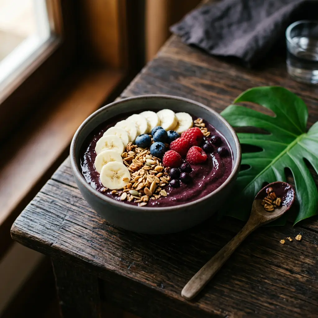 Acai bowl food