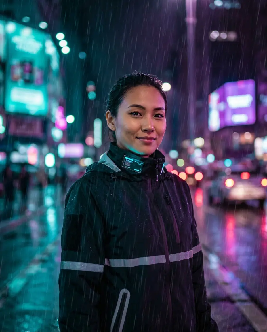 Cyberpunk — retrato noturno SP