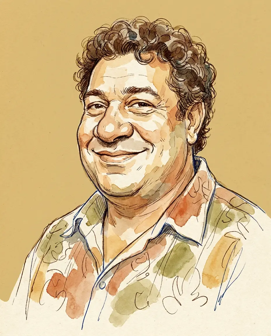 Caricatura desenhada à mão
