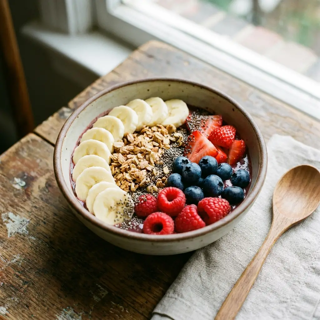 Food photo — tigela de açaí