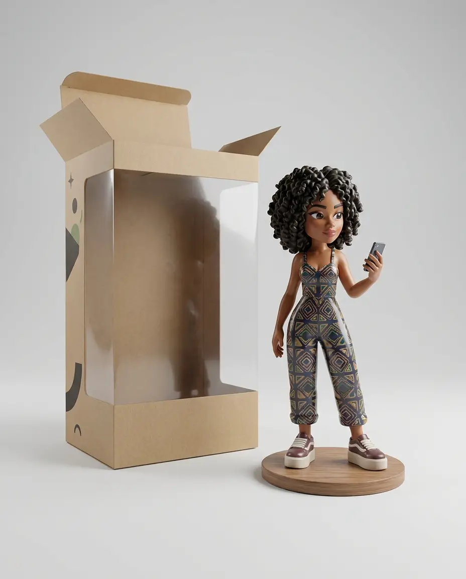 Collectible vinyl figure — creator