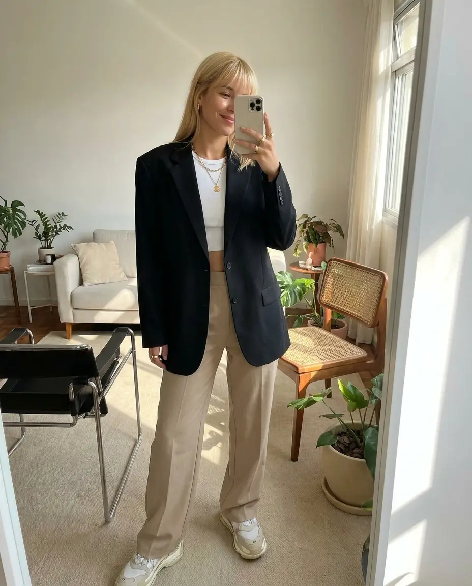 BR glam fit-check — light (branca)