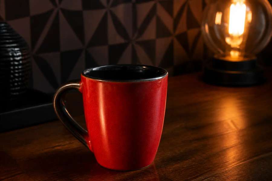 Mockup de caneca de cerâmica