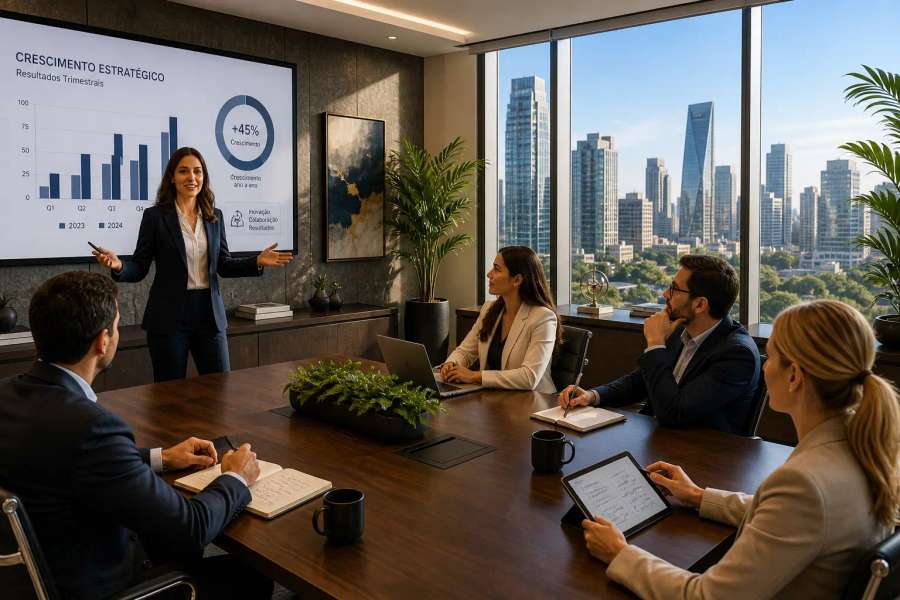 Currículo para Gestão / Executivo (liderança) — no feminino