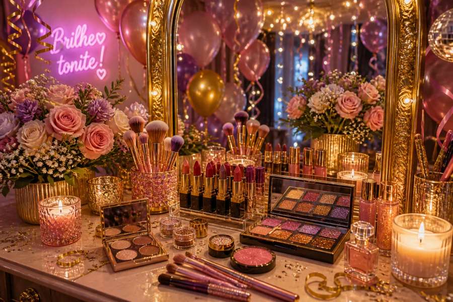 Maquiagem fácil para festa que dura a noite
