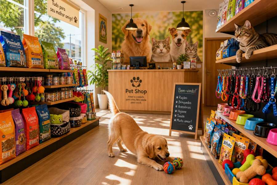 Planilha de controle de estoque para pet shop no Excel