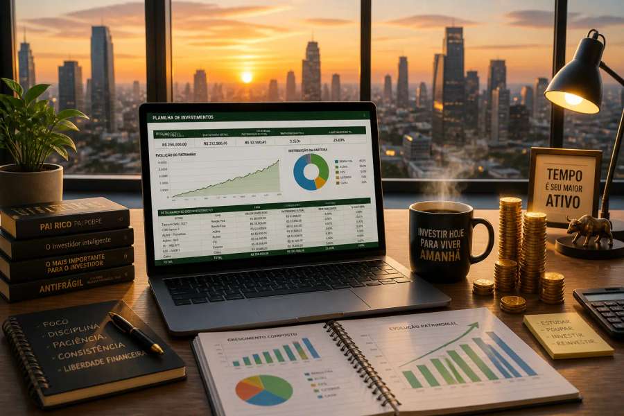 Planilha de investimentos / controle de carteira no Excel
