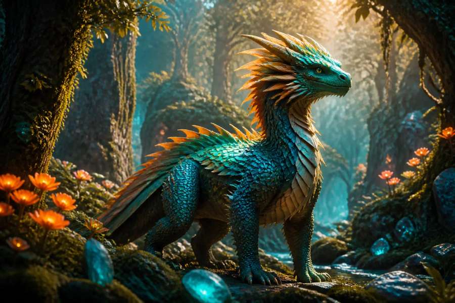 Concept art de criatura fantastica original
