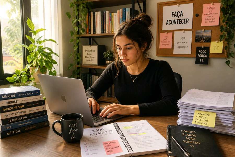 Currículo para estágio — no feminino