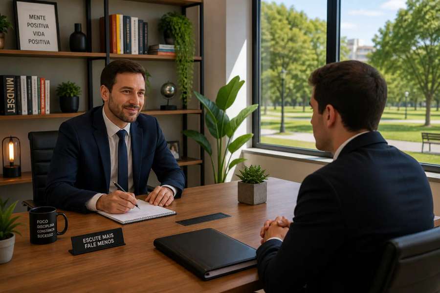 Simule uma entrevista de emprego em inglês