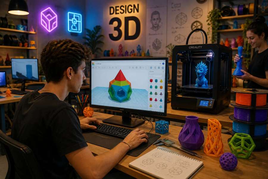 Tinkercad: modelar sua primeira peça e deixar pronta pra impressão 3D