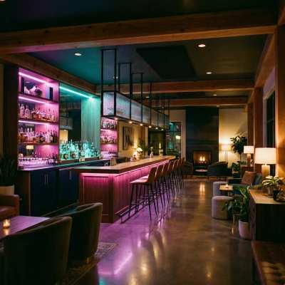 Interior neon (bar noturno)