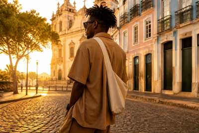 Editorial de moda urbana em grade — Salvador
