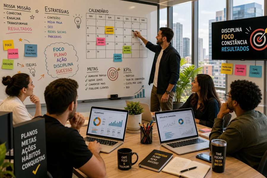Roadmap de marketing para bater uma meta