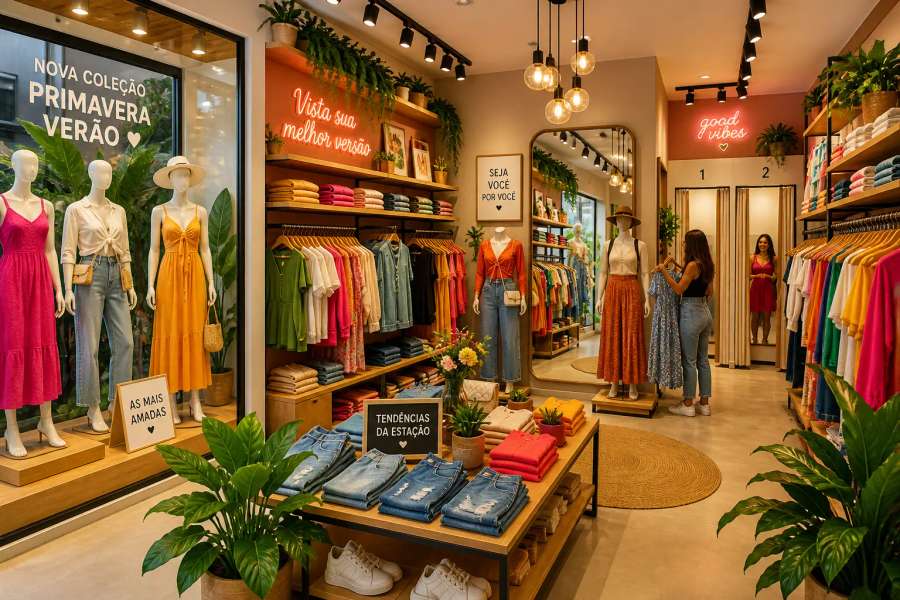 Planilha de fluxo de caixa para loja de roupas no Excel
