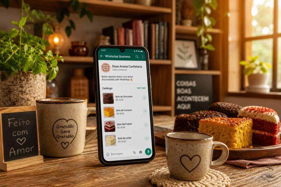 Vender pelo WhatsApp Business (catálogo + fluxo)