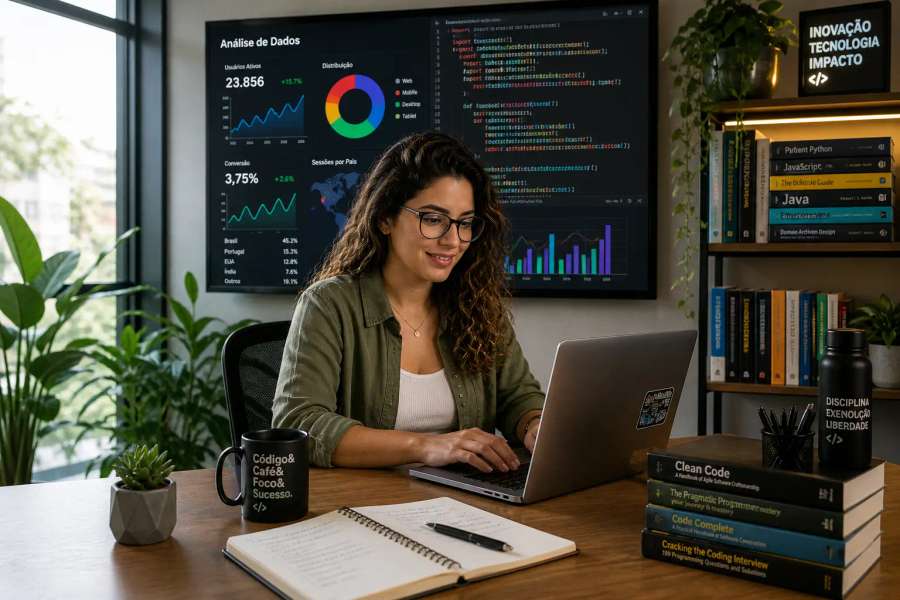 Currículo para TI / Desenvolvimento / Dados — no feminino
