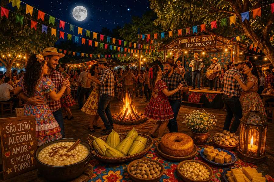 Forró pé de serra romântico