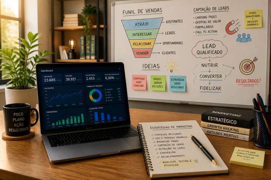 Ímã de leads: da ideia ao fluxo completo