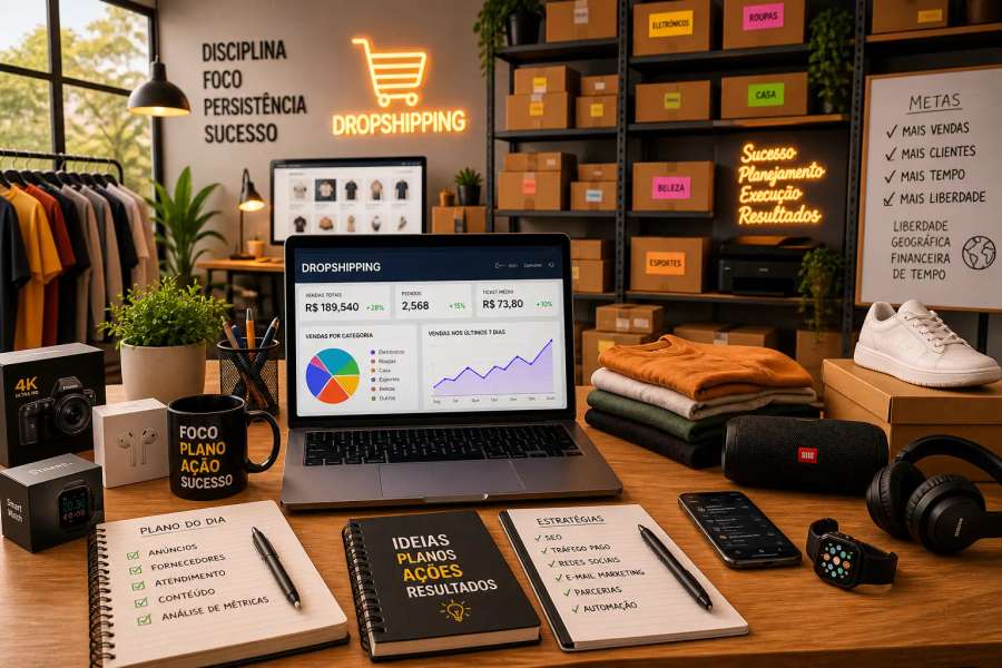 Dropshipping sem furada (fornecedor, produto, margem)