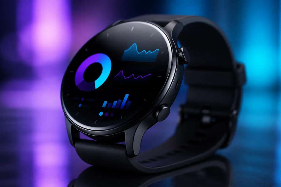 Thumbnail — Métricas do smartwatch