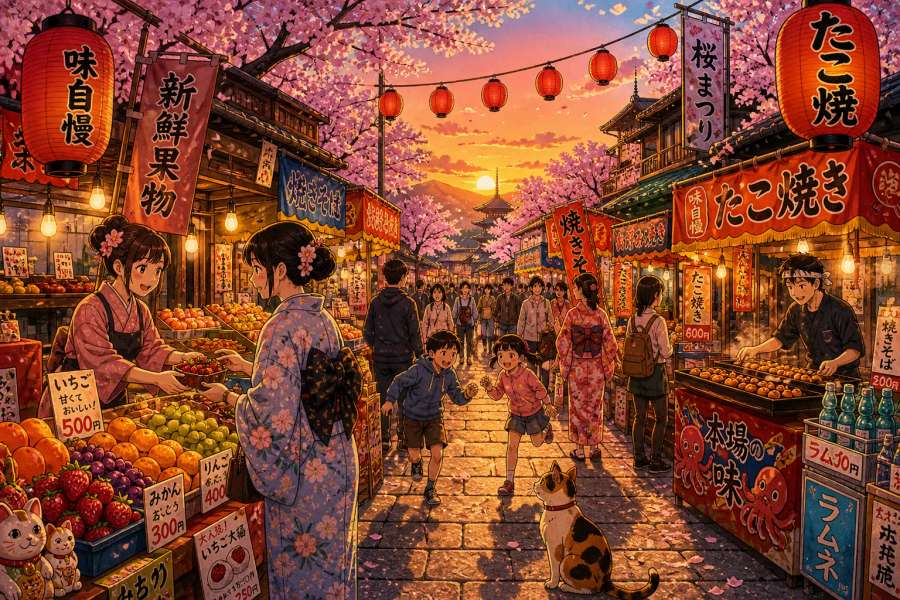 Imagem: estilo anime / mangá