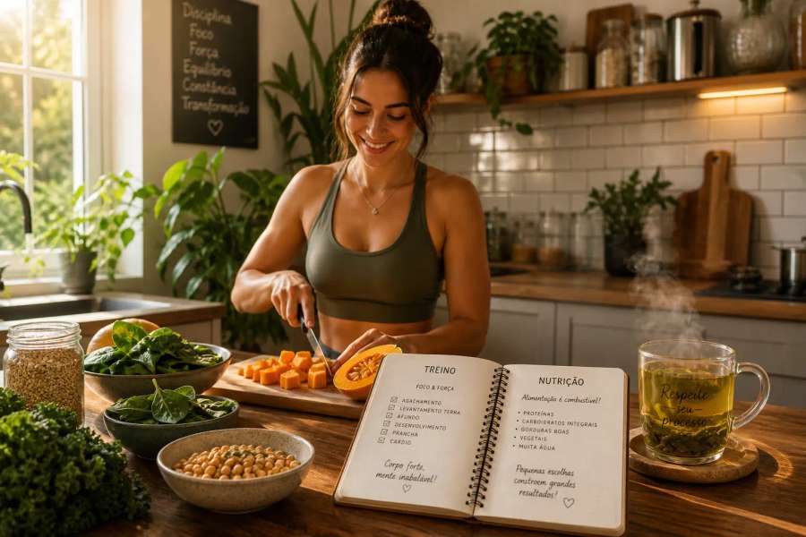 Ajustar treino e dieta ao ciclo menstrual (fase lútea / pré-menstrual)