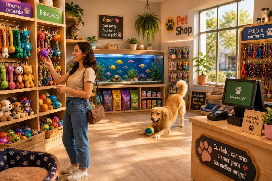 Planilha de fluxo de caixa para pet shop no Excel