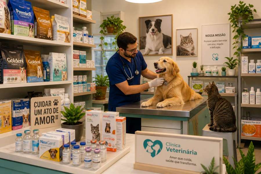 Planilha de controle de estoque para clínica veterinária no Excel
