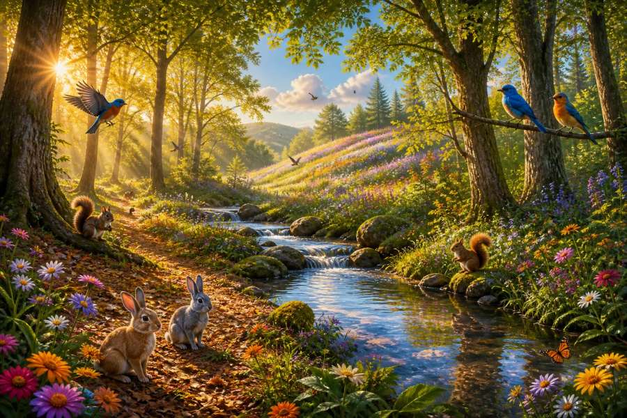 Narração com voz IA (TTS) natural para storytime