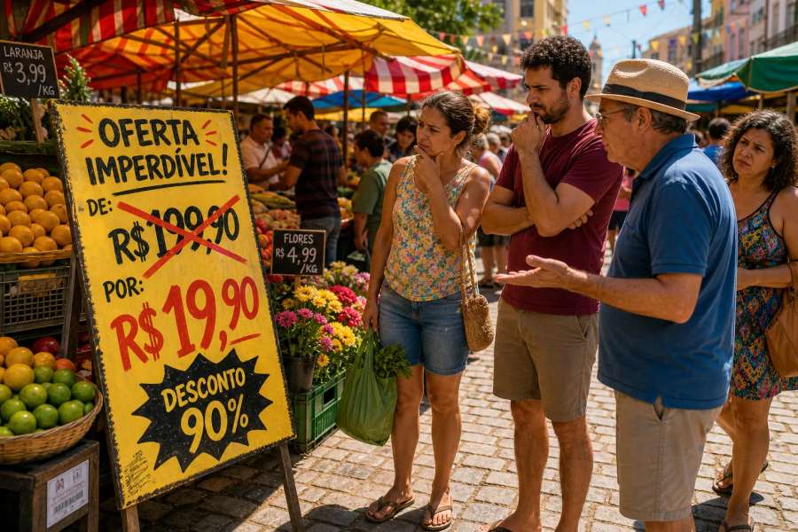 O preço está mesmo baixo? (falso desconto)