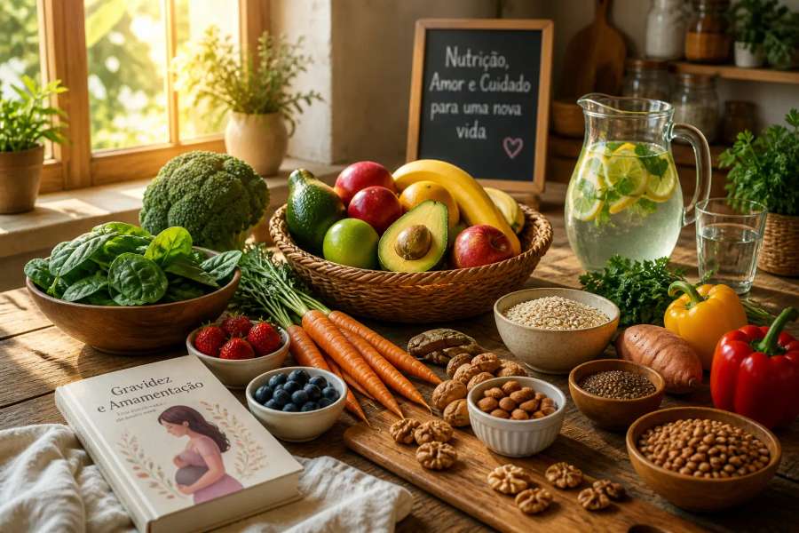 Ingredientes na gravidez e amamentação