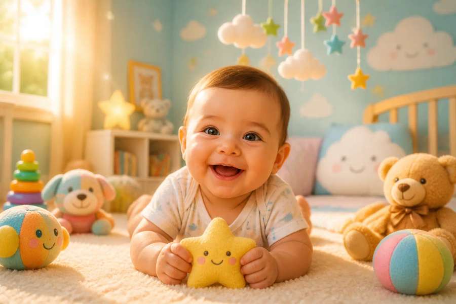 Foto de bebê estilizada