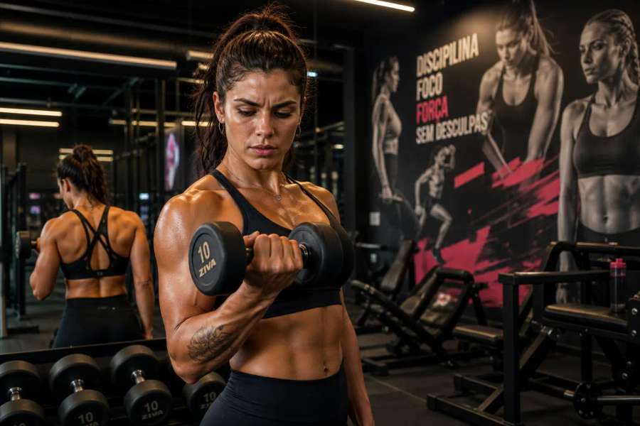 "Vou ficar grande/masculinizada se pegar peso?" — a real do treino feminino com carga