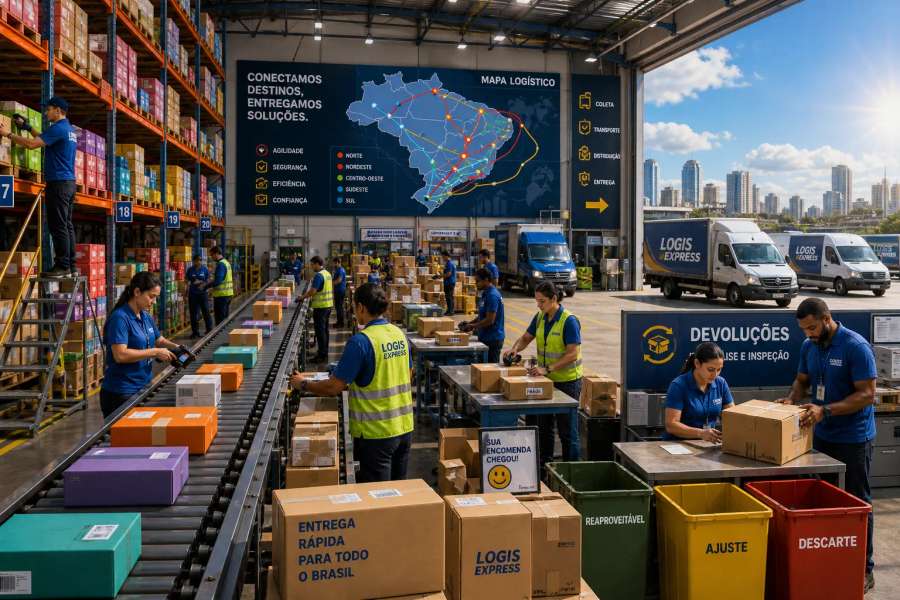 Logística e entrega (fulfilment e devoluções)