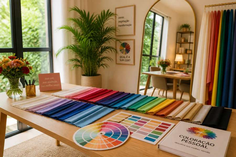 Análise de coloração pessoal: descobrir a sua cartela de cores