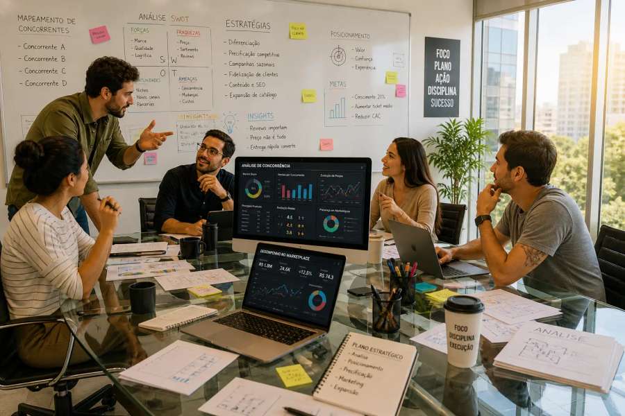 Análise de concorrência no marketplace