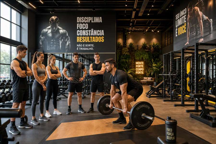 Voz limpa por cima do treino: narrar a execução sem o barulho da academia