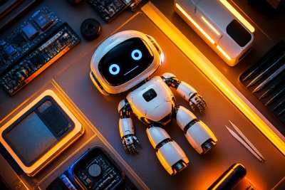 Turnaround de robô amigável