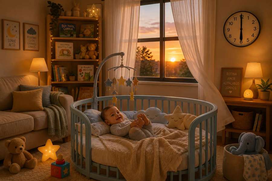 Bebê de 6 meses acordando de 45 em 45 minutos: montar um plano de sono