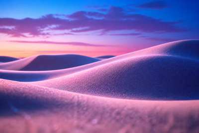 Wallpaper de dunas ao pôr do sol