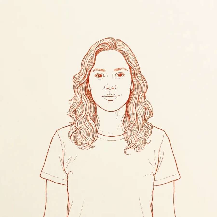 Depois — Transforme sua foto em ilustração desenhada à mão