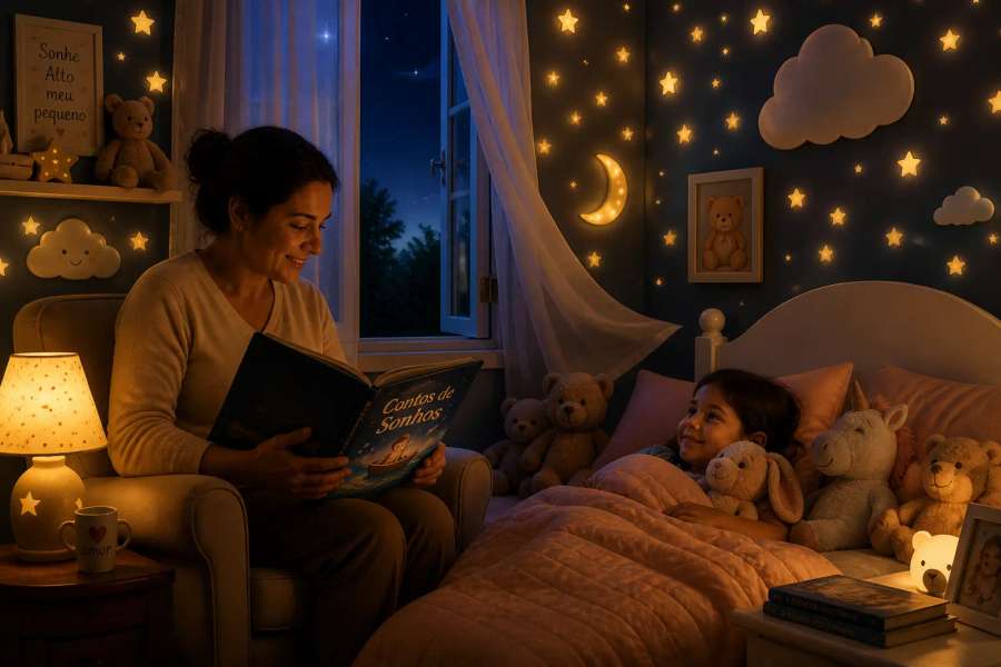 Hora de dormir sem fim ("mais uma história"): o quadro de rotina como autoridade