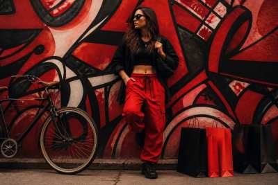 Editorial de moda urbana em grade — estilo paulistano