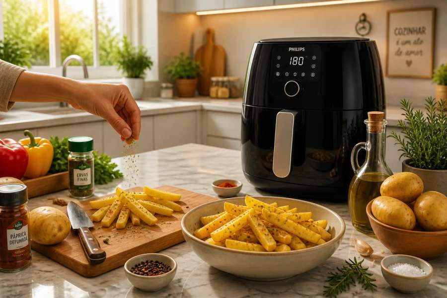 Receita fácil na air fryer (com roteiro de reel)