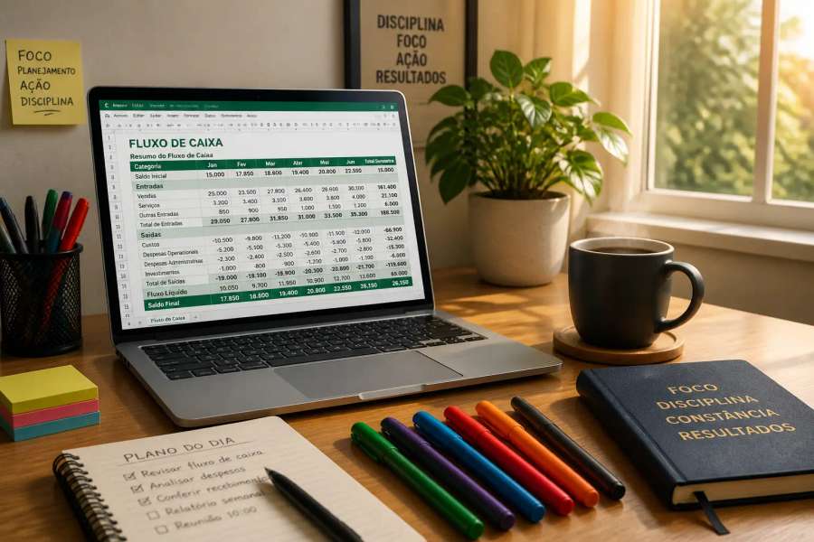 Planilha de fluxo de caixa para MEI (genérico) no Excel