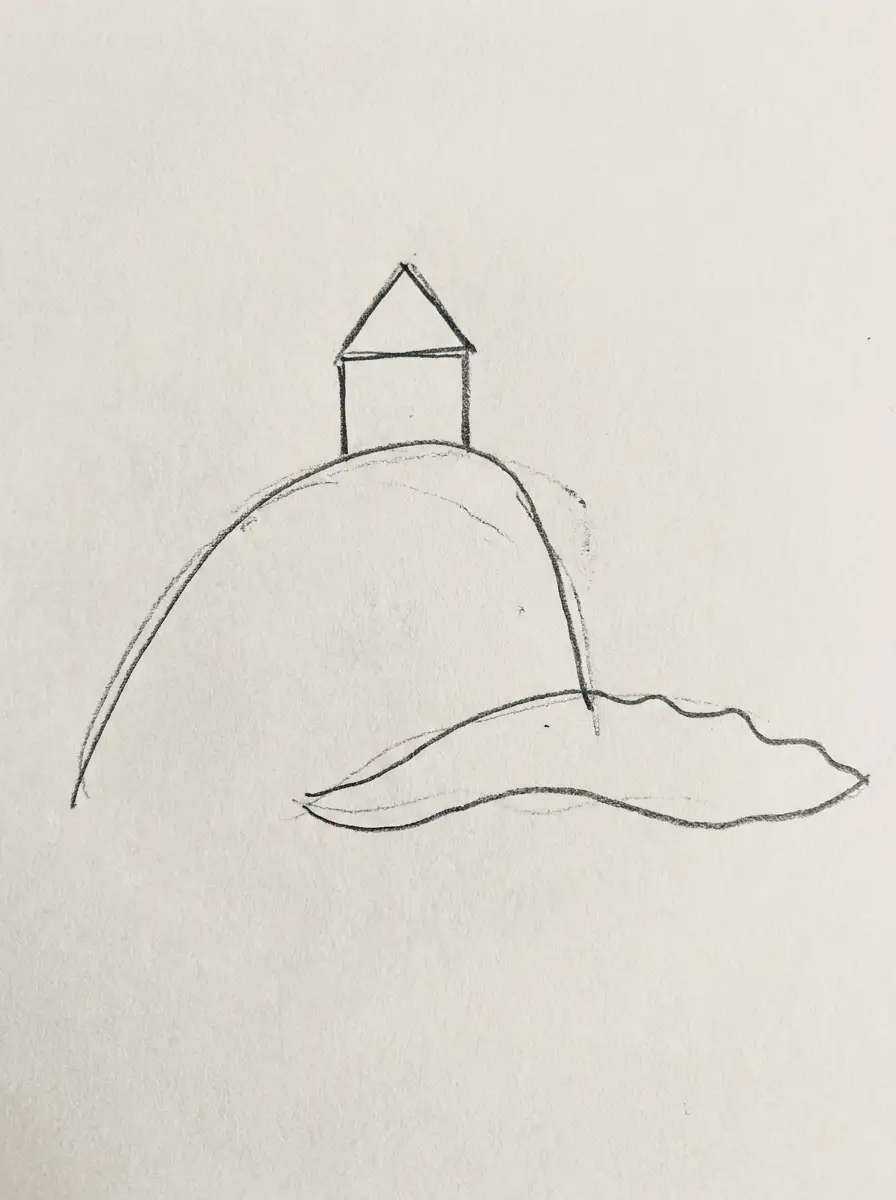 Antes — Ilha flutuante
