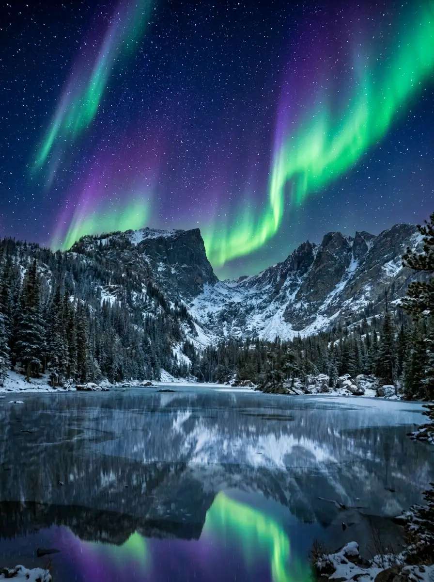 Depois — Aurora boreal