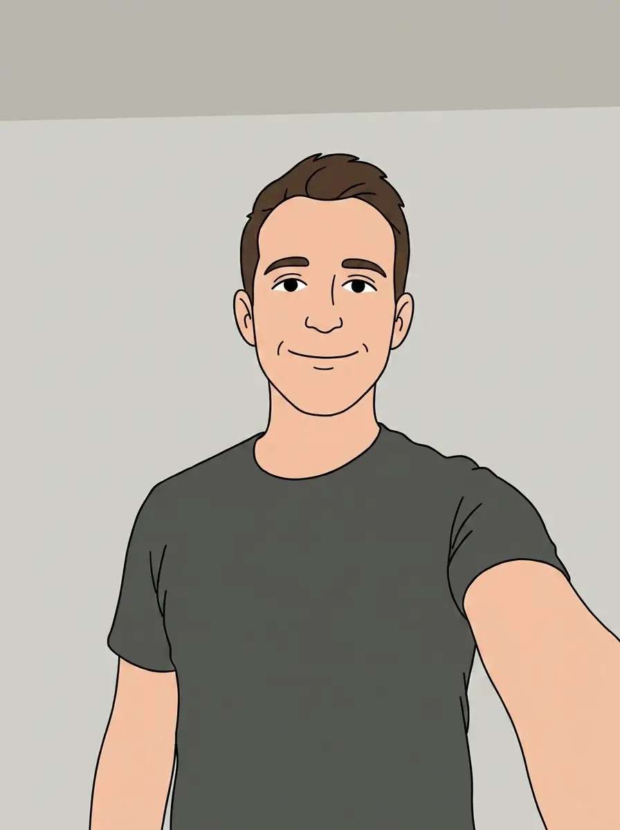 Depois — Virar personagem cartoon