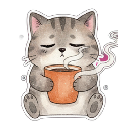 Só com café...
